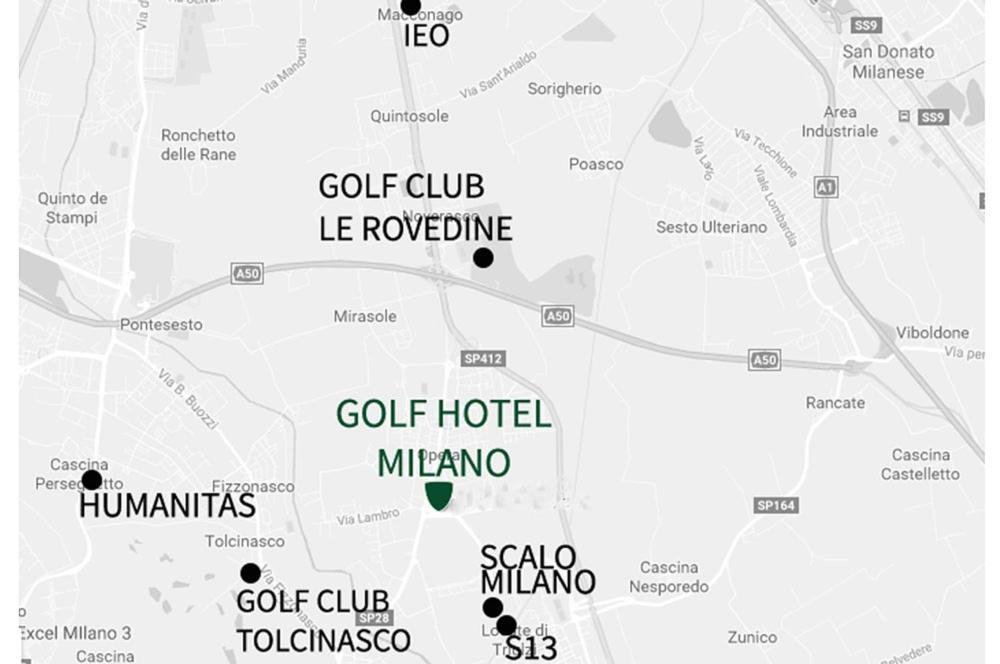 Golf Hotel Milano Opera Esterno foto